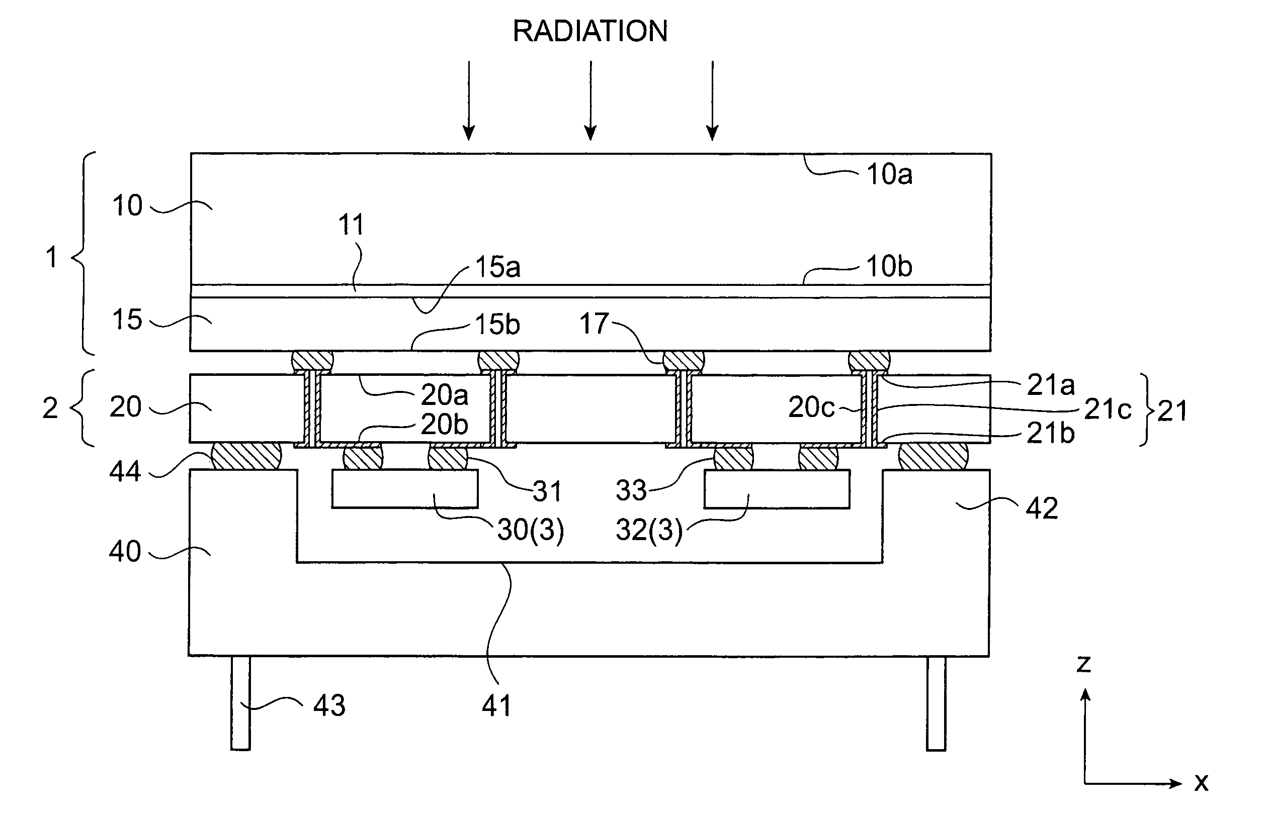 Radioactive ray detector