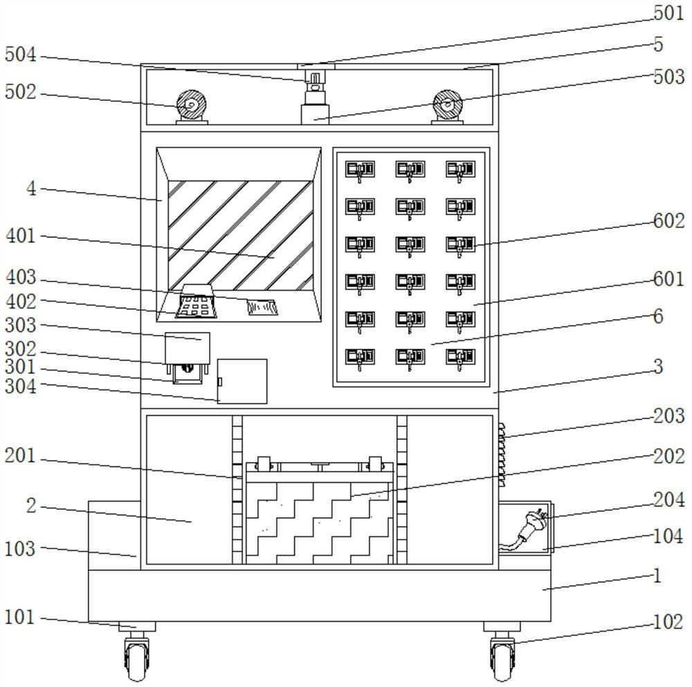 Intelligent management device for automobile key