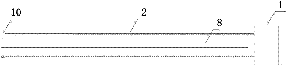 Adjustable stone needle smoke control suspended moxibustion cylinder and operation method