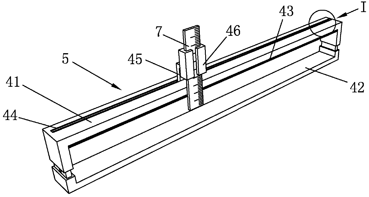 A cutting machine for the production of hardware accessories