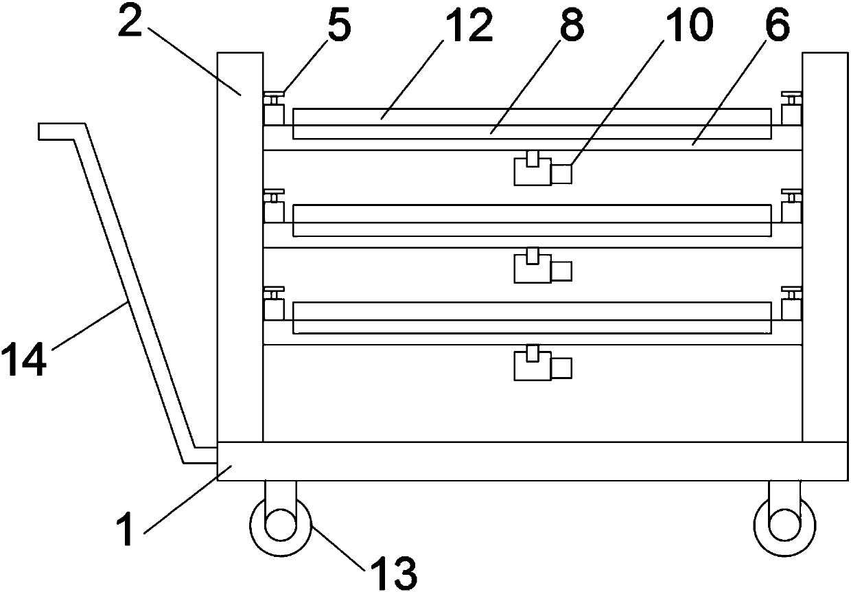 Transferring device for production and machining of automobile parts