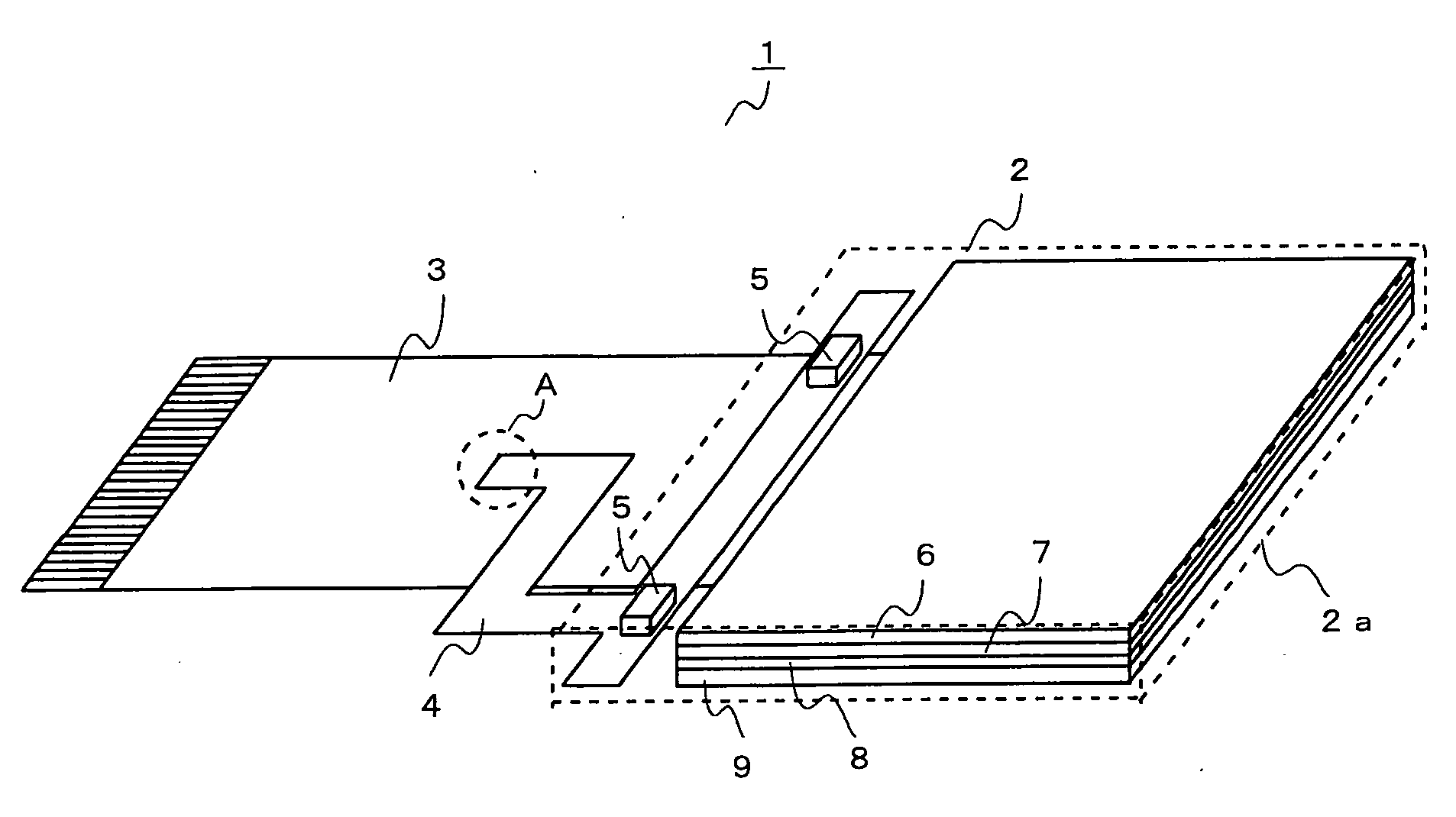 Flexible print circuit and liquid crystal display device