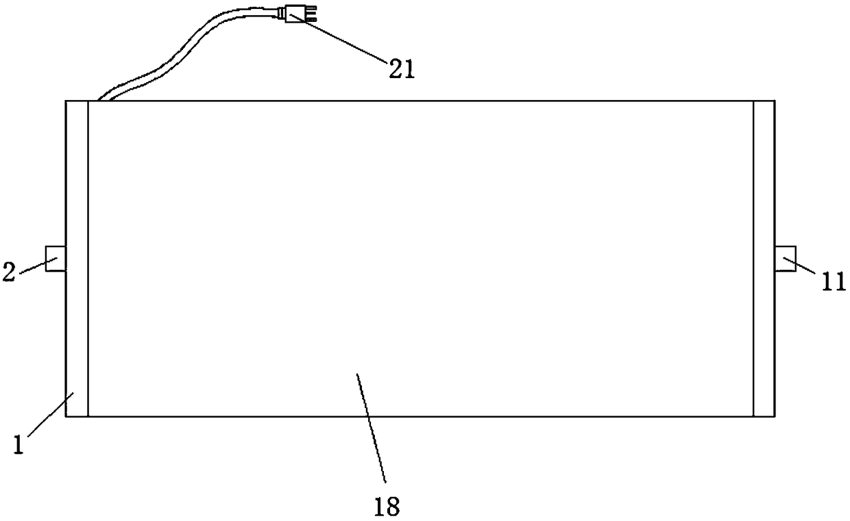 A spring mattress having a function of timed mite removing