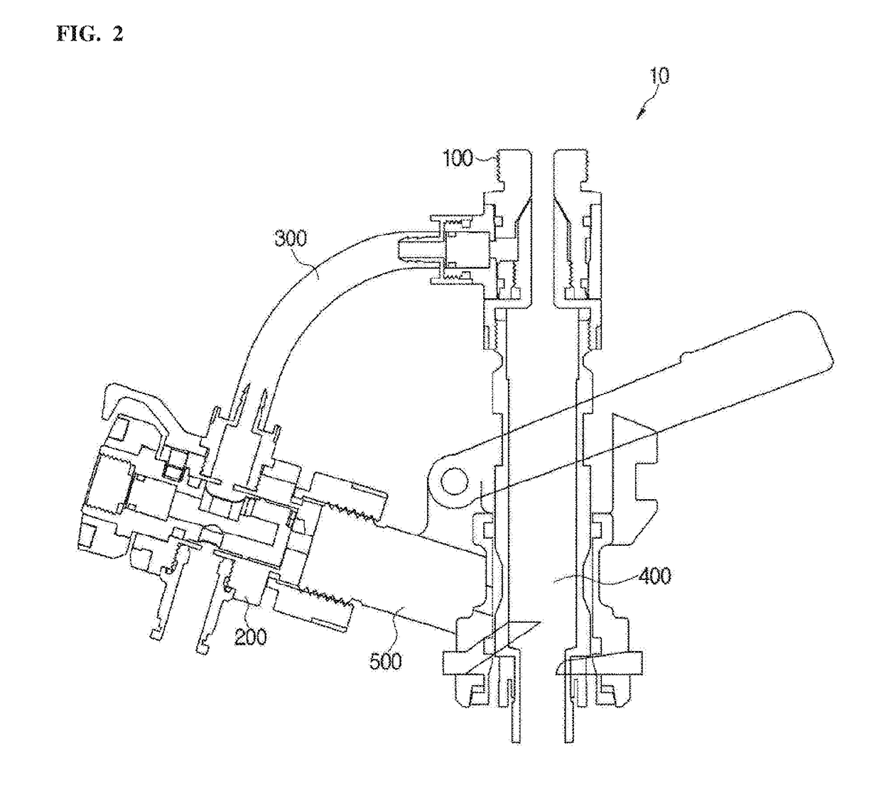 Cleaning module-integrated beverage dispensing head