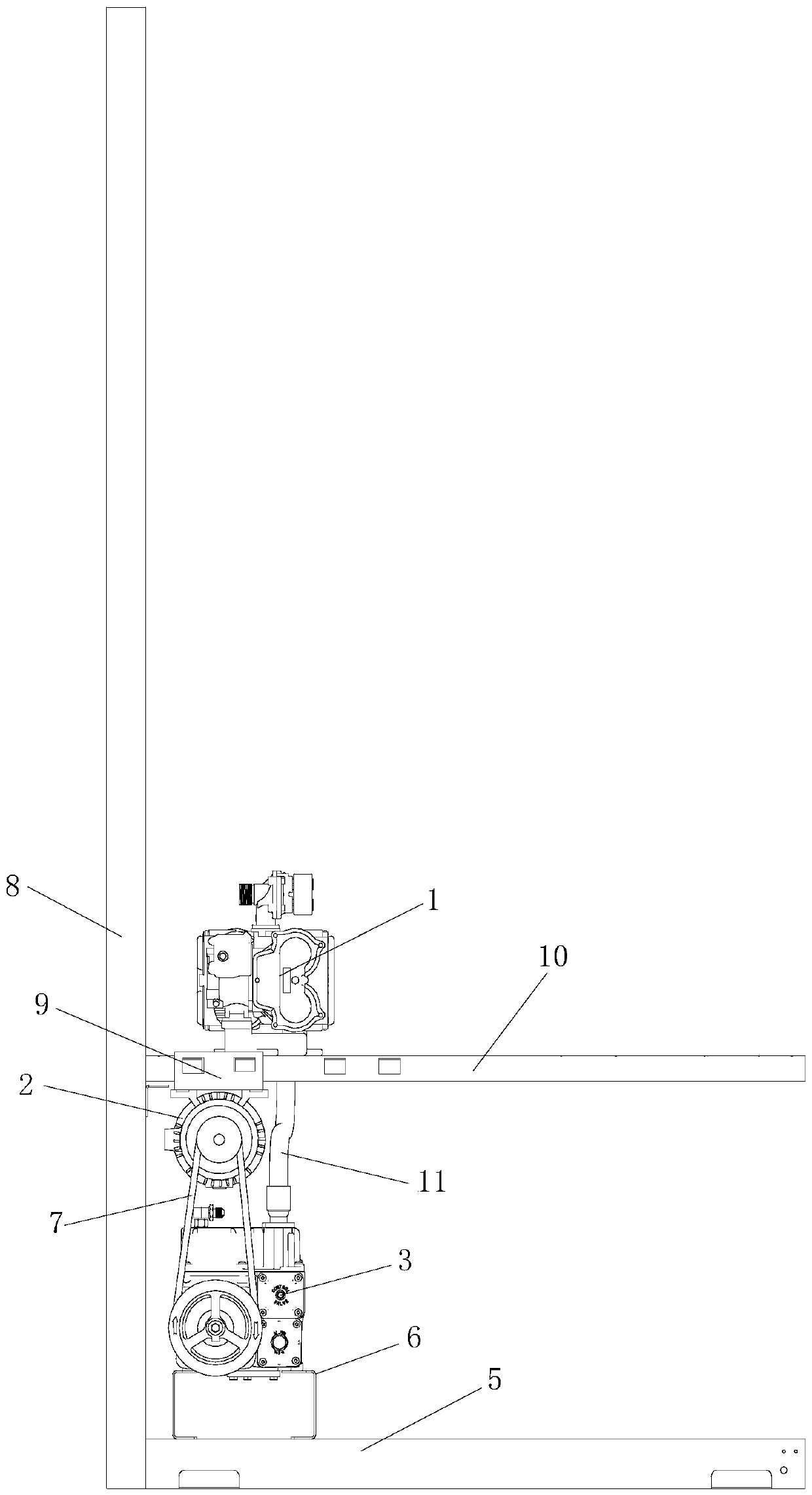 Hydraulic system of a fuel dispenser