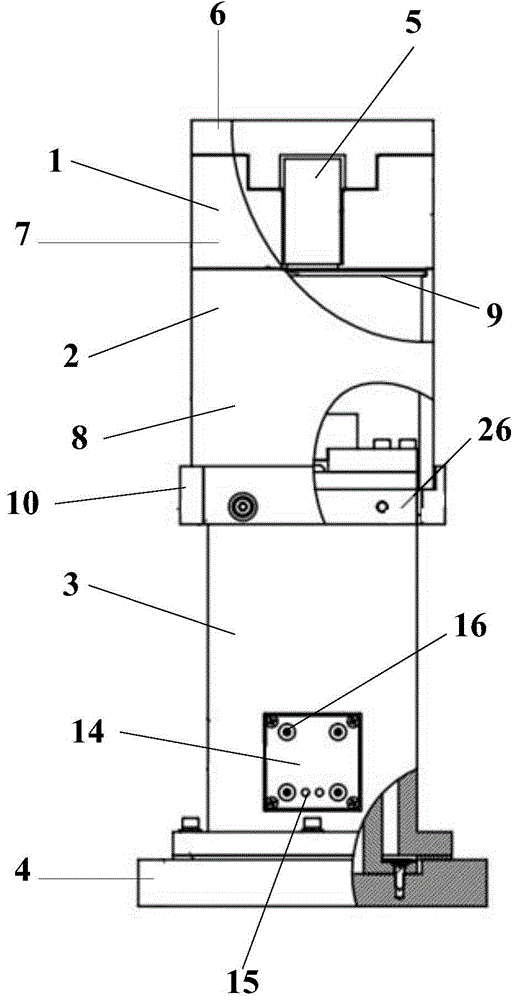 Light guide test device