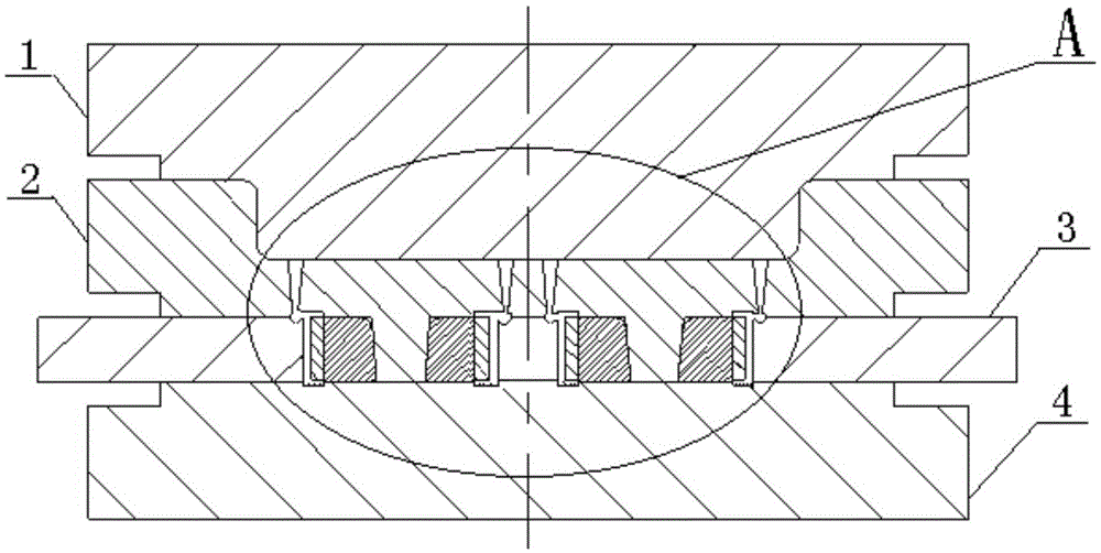 A mold with a valve core skeleton covered with insulating silica gel and its application method