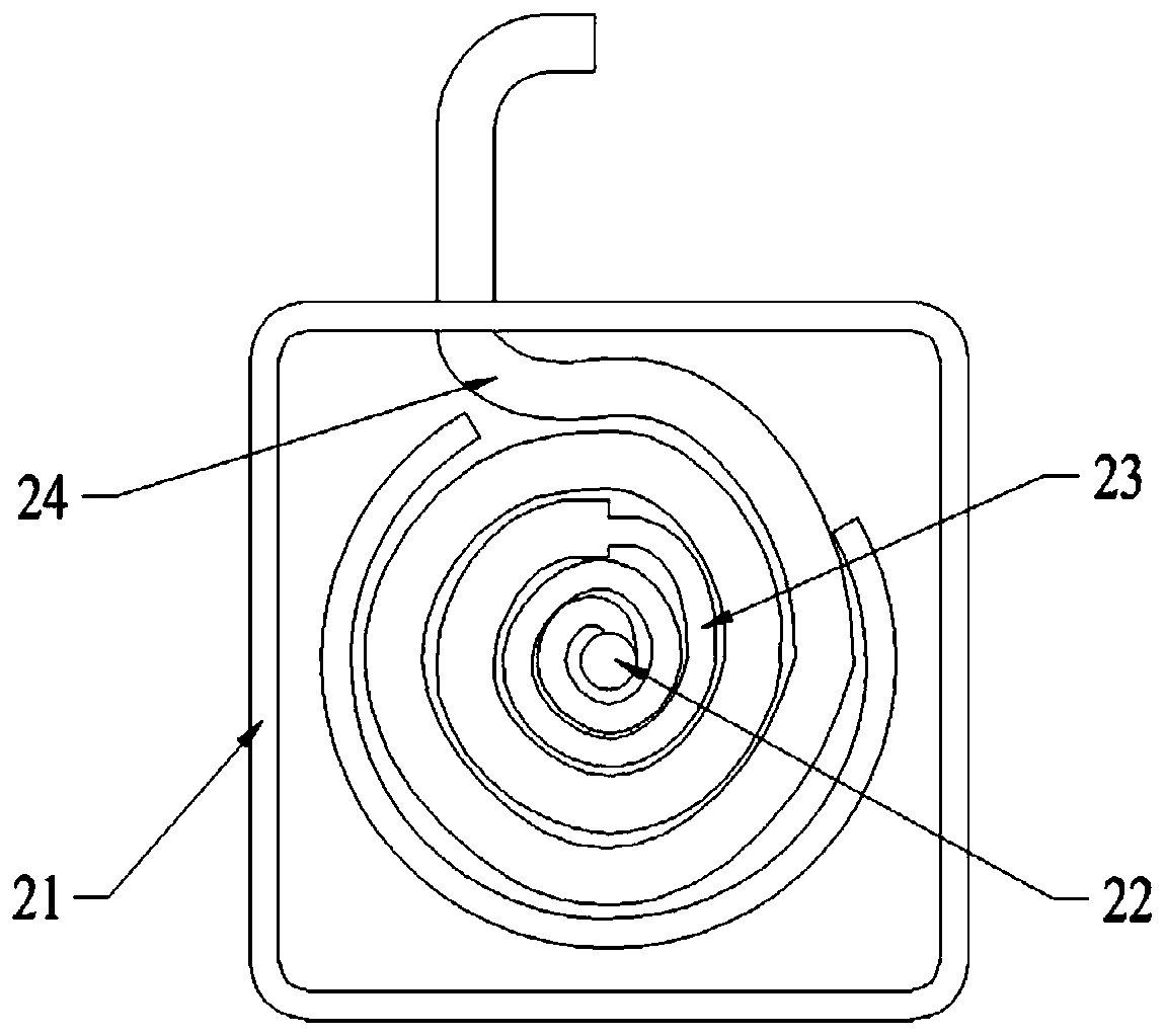 Cooling and chip blowing composite type internal cooling turning tool with adjustable spraying mouths