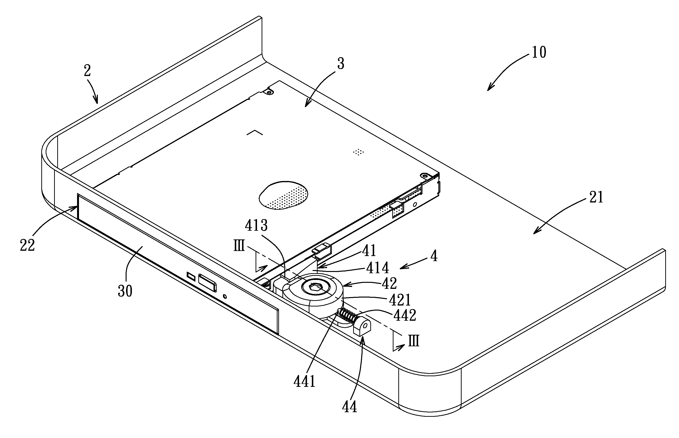 Fastening mechanism for electronic device and an electronic device using the same