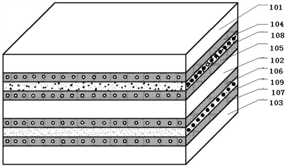 Composite material containing graphene/resin/carbon fiber modified electric heating layer, its preparation method and application