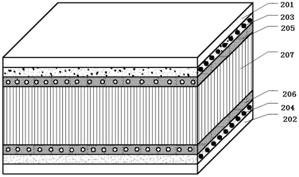 Composite material containing graphene/resin/carbon fiber modified electric heating layer, its preparation method and application