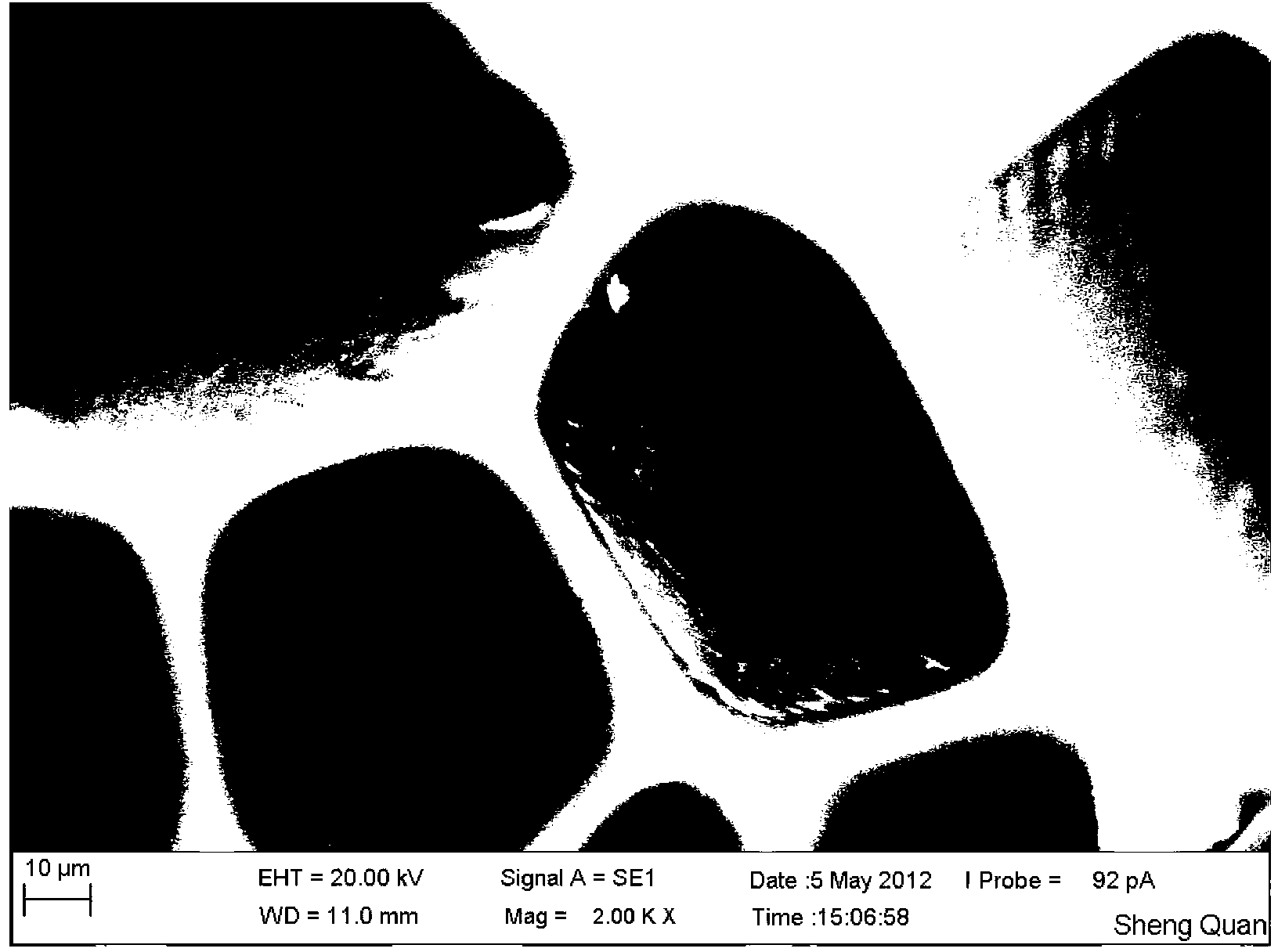 Phenolic aldehyde foam material