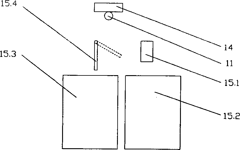 Pricking pin coaxiality sorting device