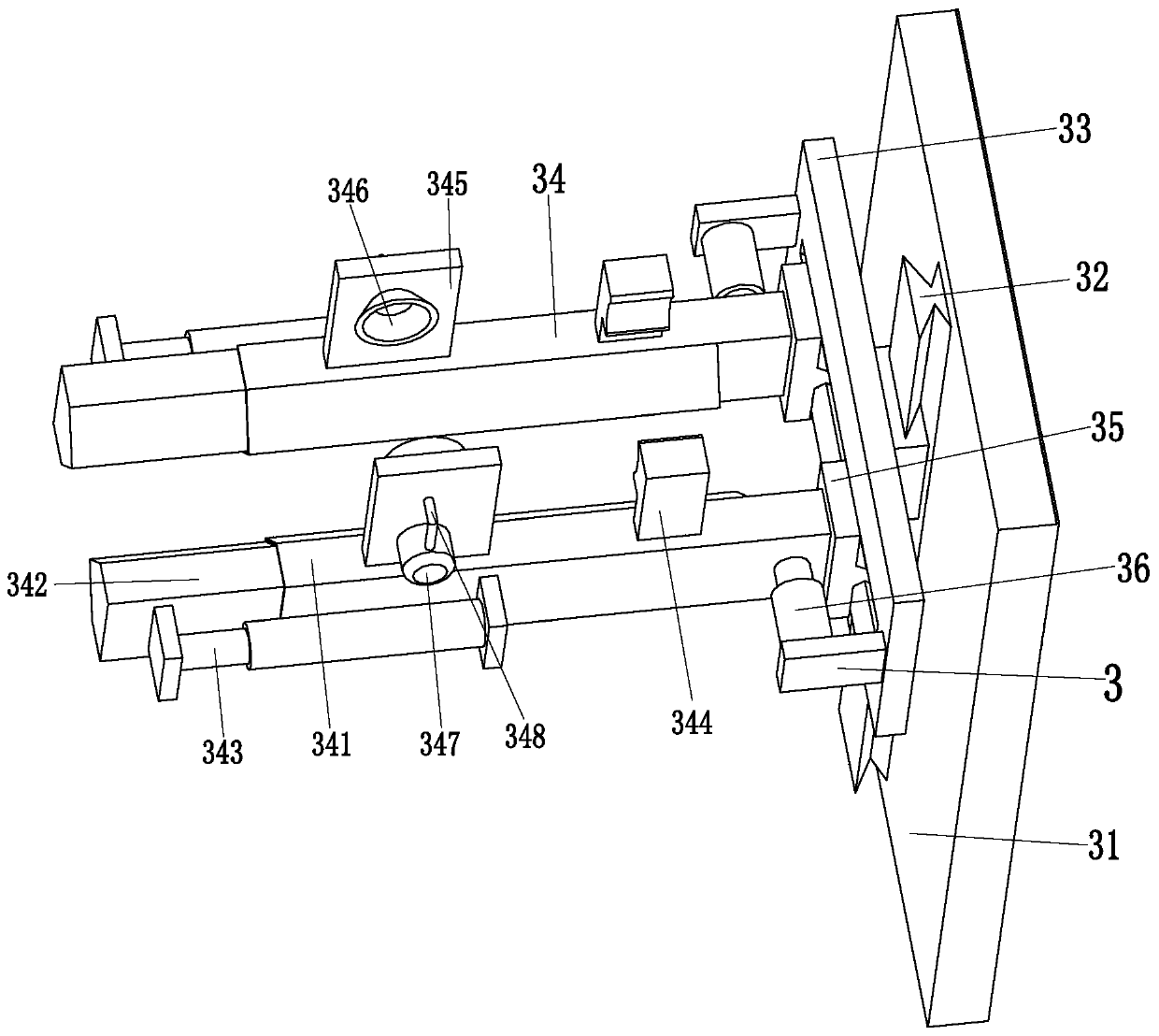 A polymer soft package lithium battery extrusion vacuum system and its vacuum process