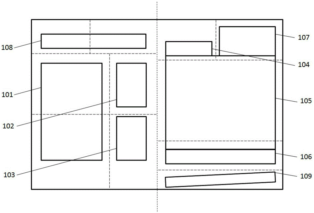 Online self-service presswork design method based on self-adaptive template