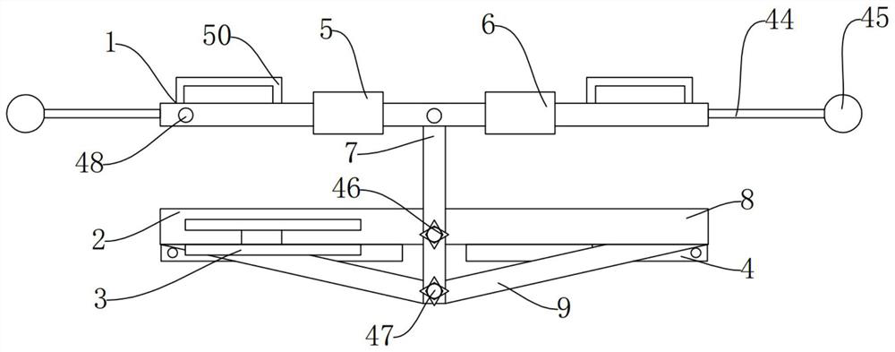 A new type of foldable emergency medical stretcher