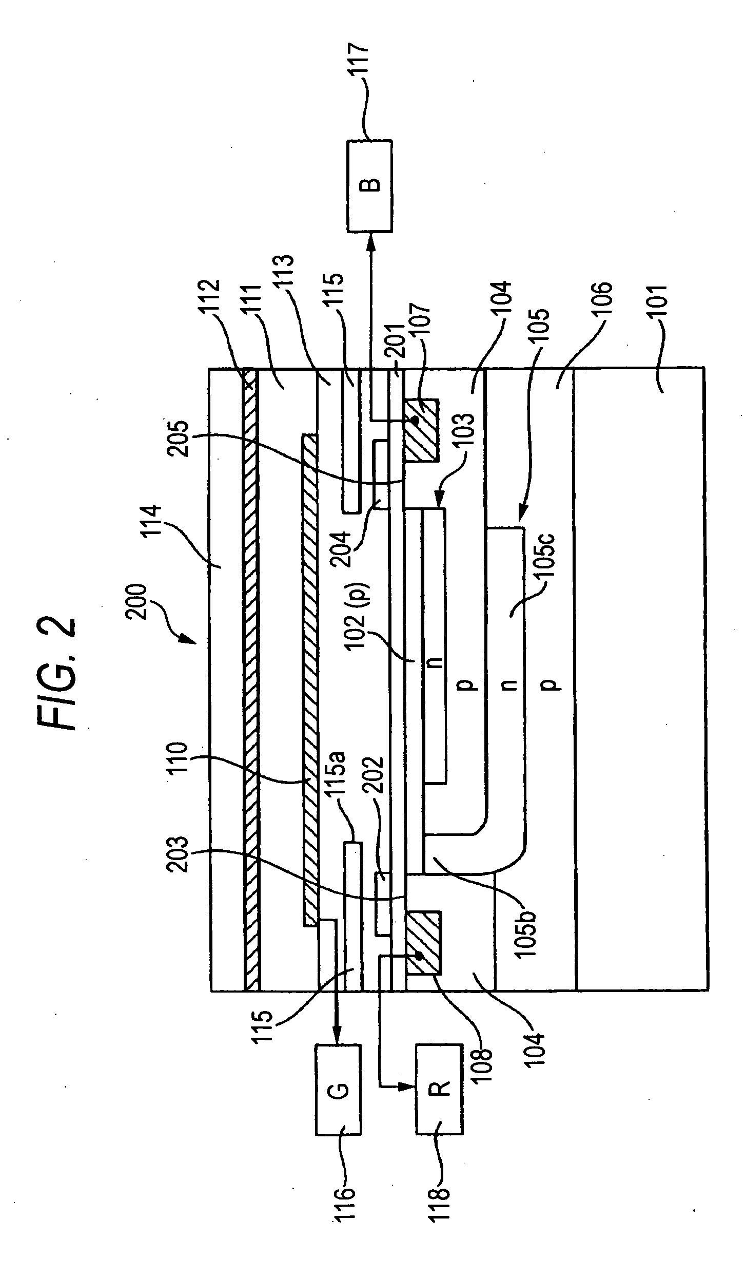 Single plate-type color solid-state image sensing device