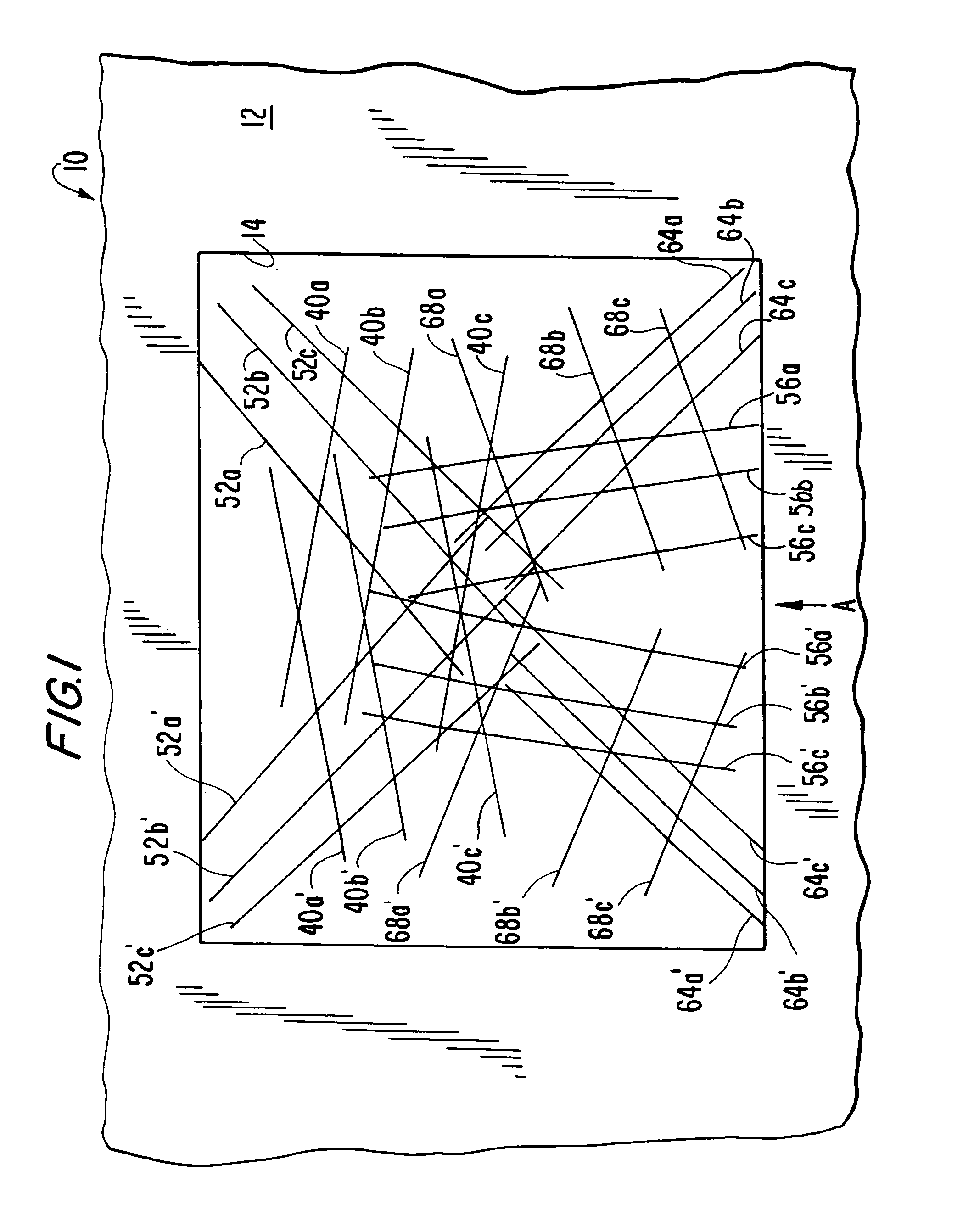 Generating a scan pattern over multiple surfaces of symbol-bearing objects passing through flat bed reader