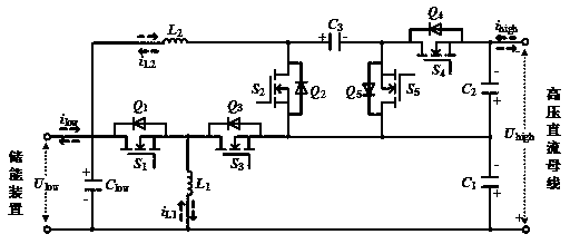 Wide-voltage-gain DC/DC converter for energy storage device