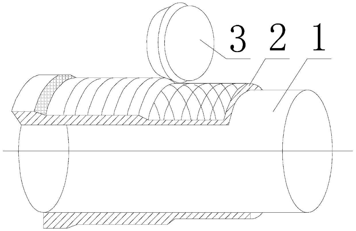 A cross-spinning strengthening forming method of titanium alloy thin-walled cylindrical parts