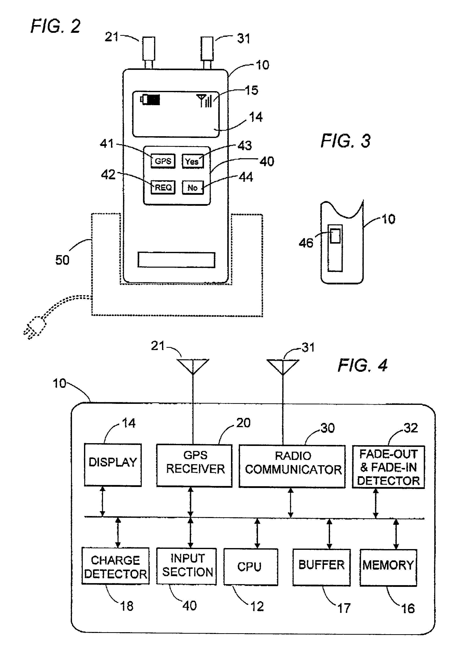 Support request processing system using GPS data for locating a person requesting a support