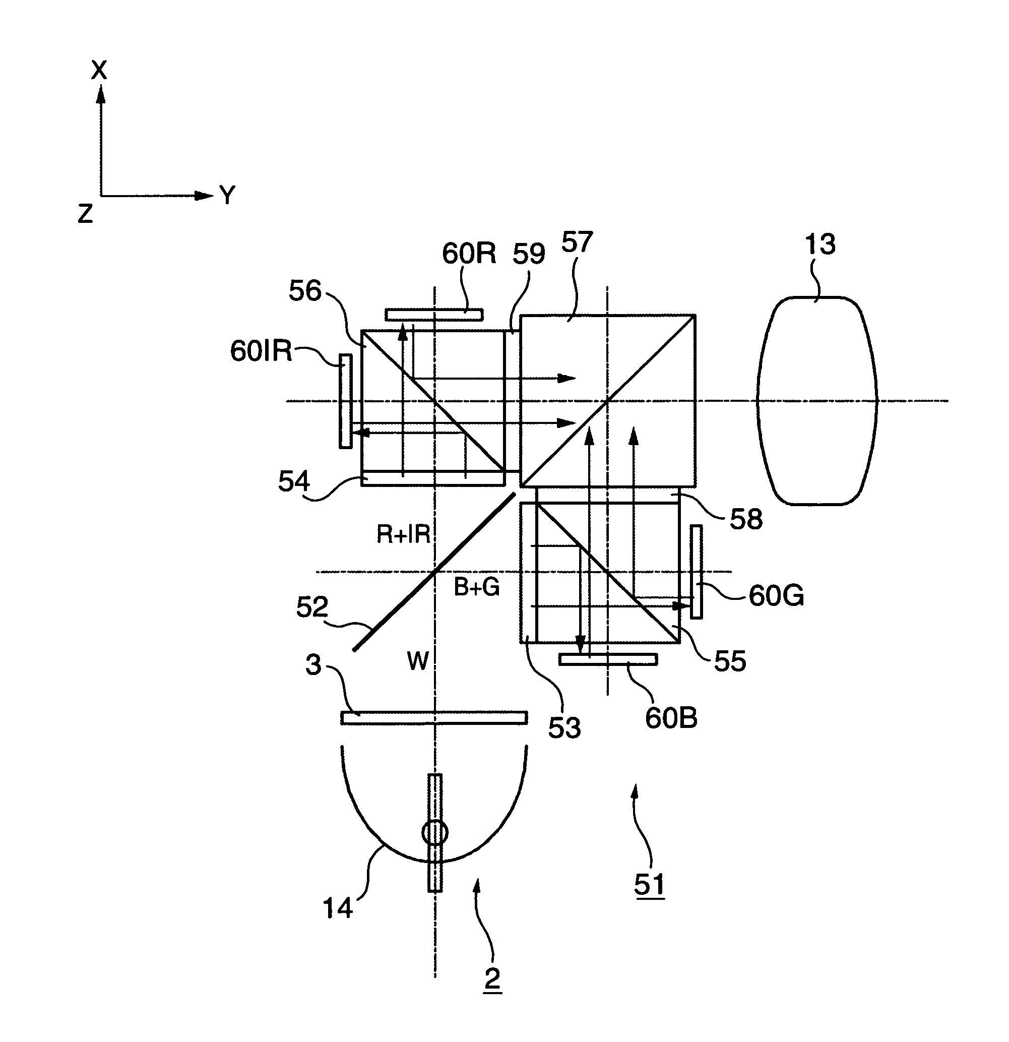 Projector that is capable of superimposing and displaying a visible image and an invisible infrared image