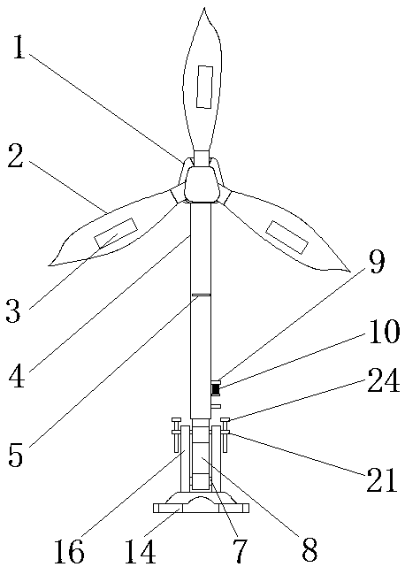 Easy-to-install windmill based on wind energy conversion technology