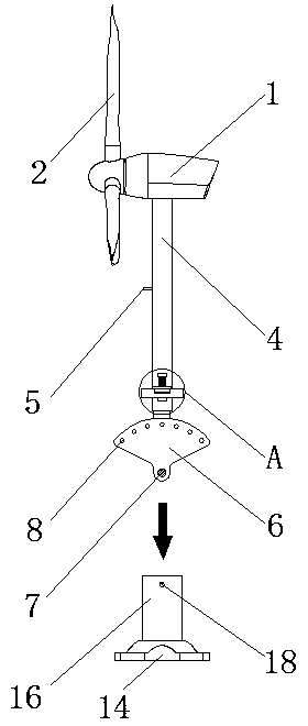 Easy-to-install windmill based on wind energy conversion technology