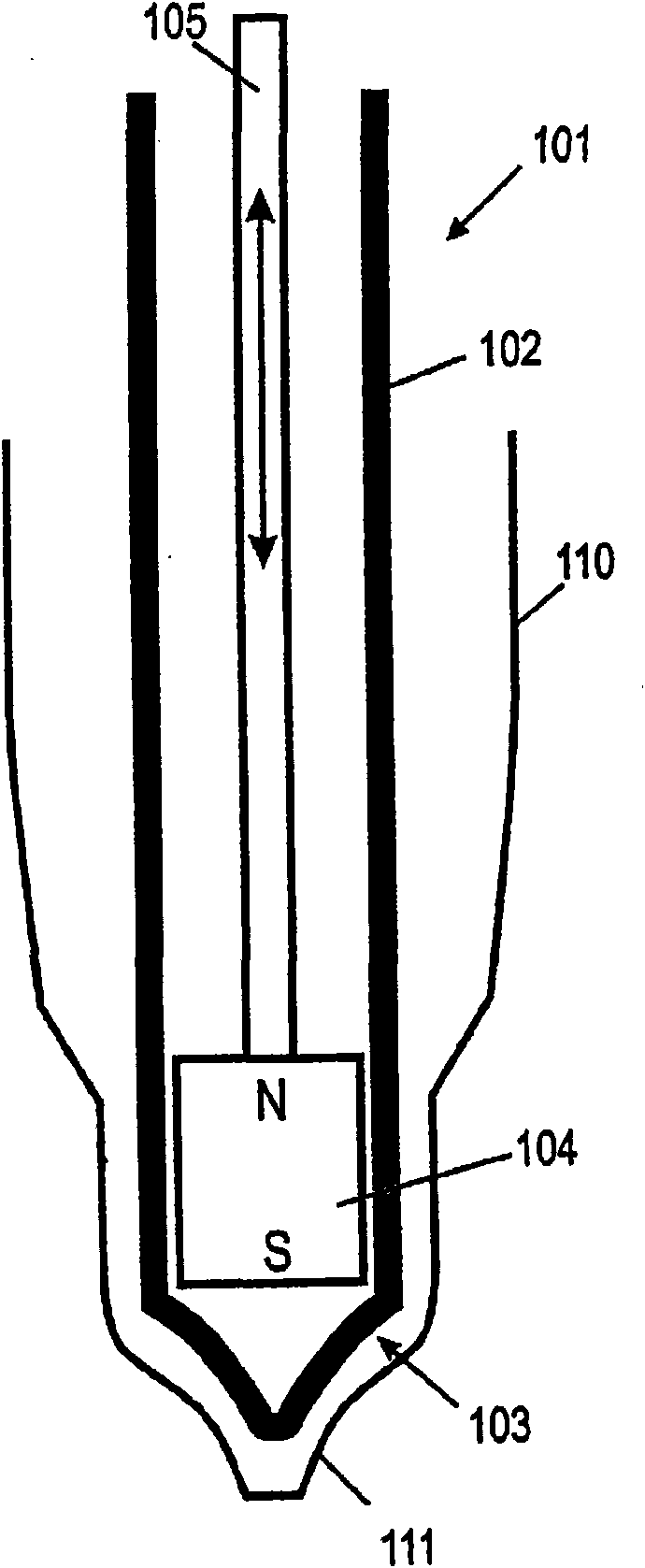 Method for suspending or re-suspending particles in a solution and apparatus adapted thereto