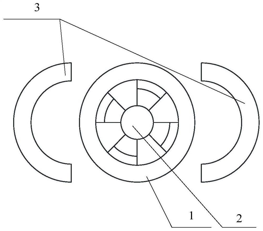 A combined positioning shaft and positioning method