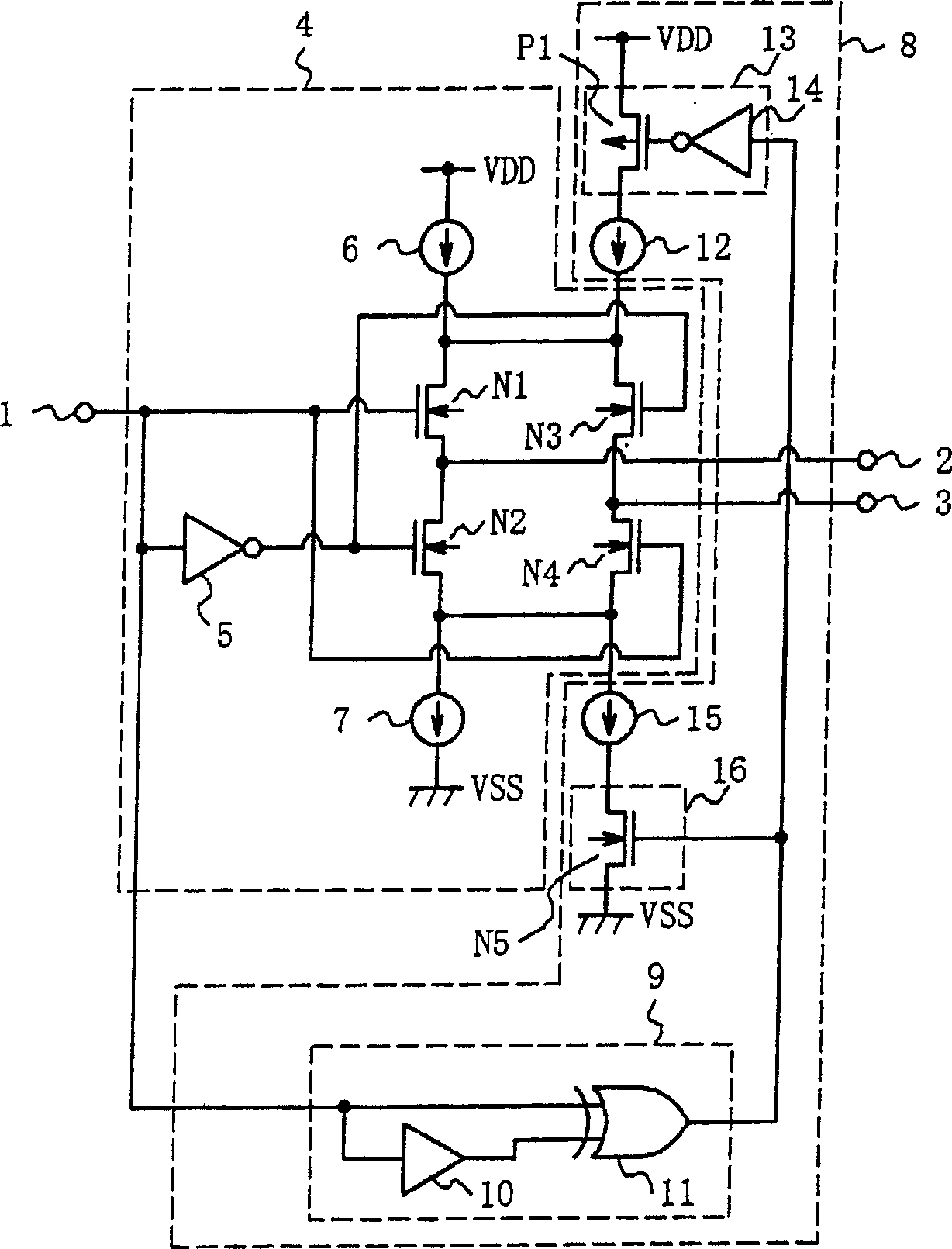 Transmitter circuit, transmission circuit and driver unit