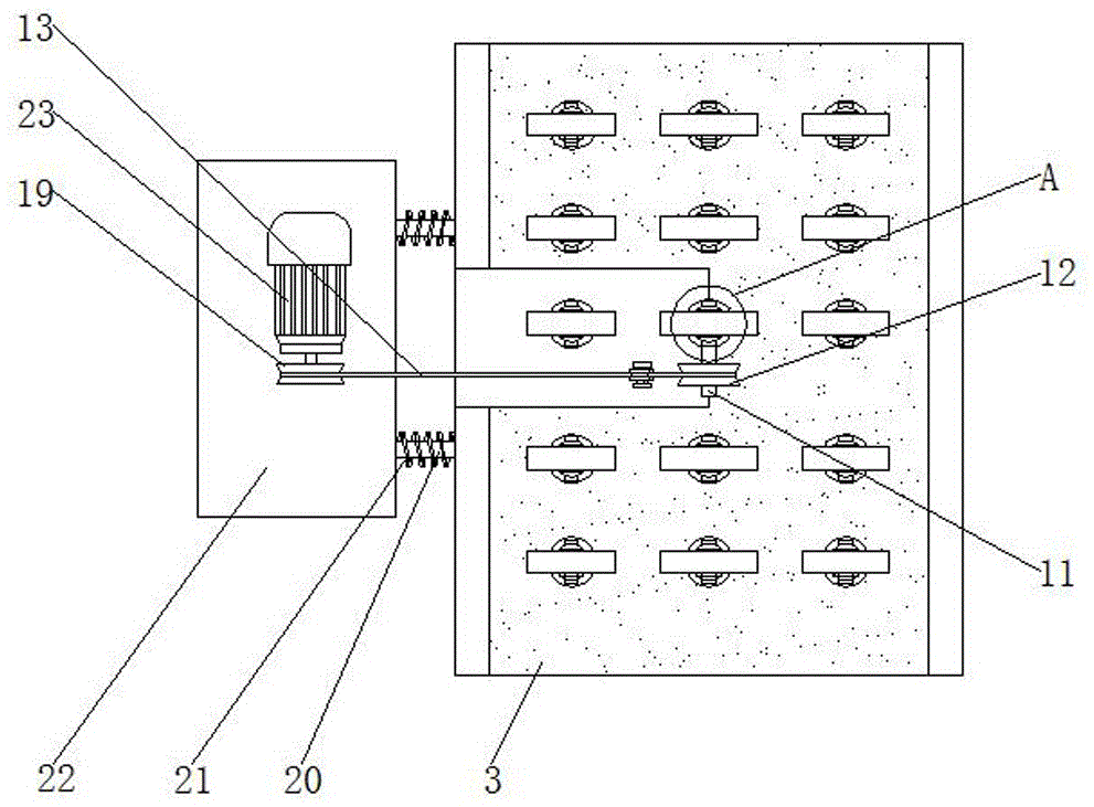 Overturning device for automobile part maintenance