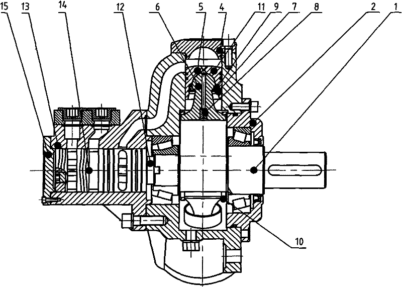 Hydraulic motor provided with friction pair with nanometer graphite layer and method for processing nanometer graphite layer