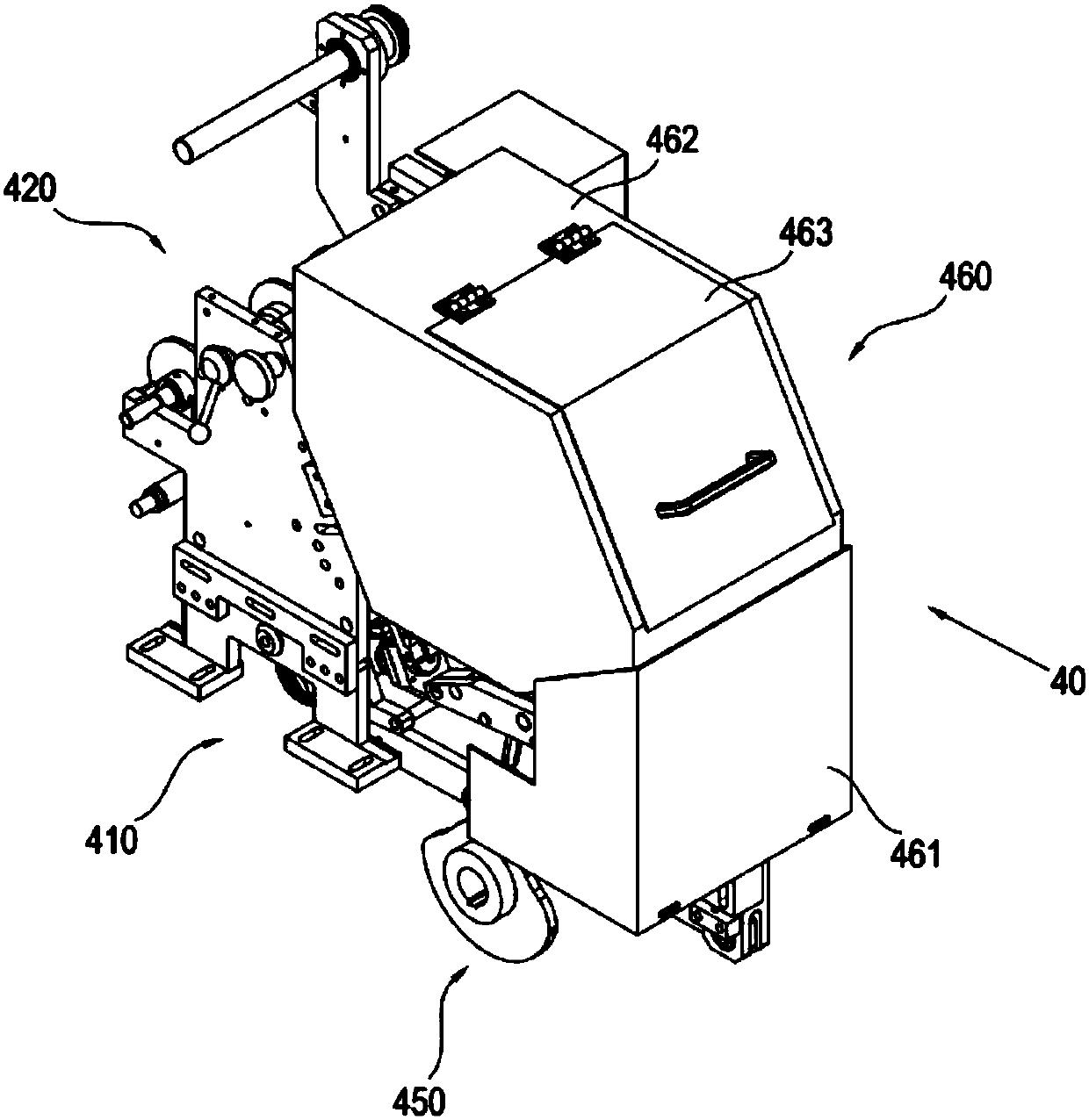 Full-automatic pen refill marking detection machine