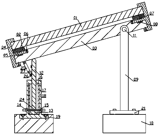 Novel solar thermal collector fixing frame