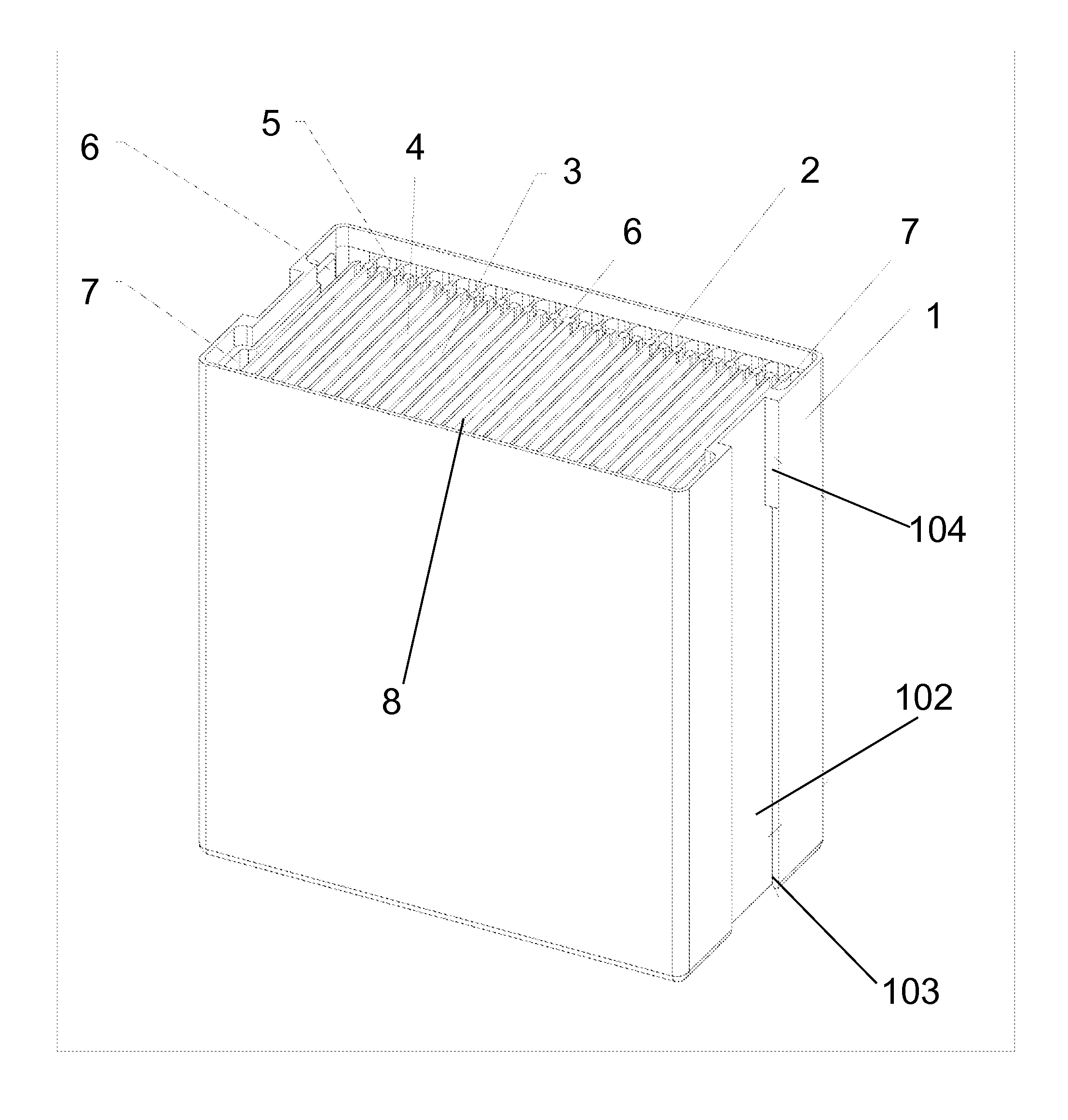 Battery structures