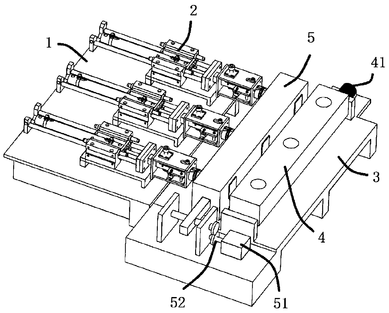 Automatic pressing device for single-head sealing of packaging cans