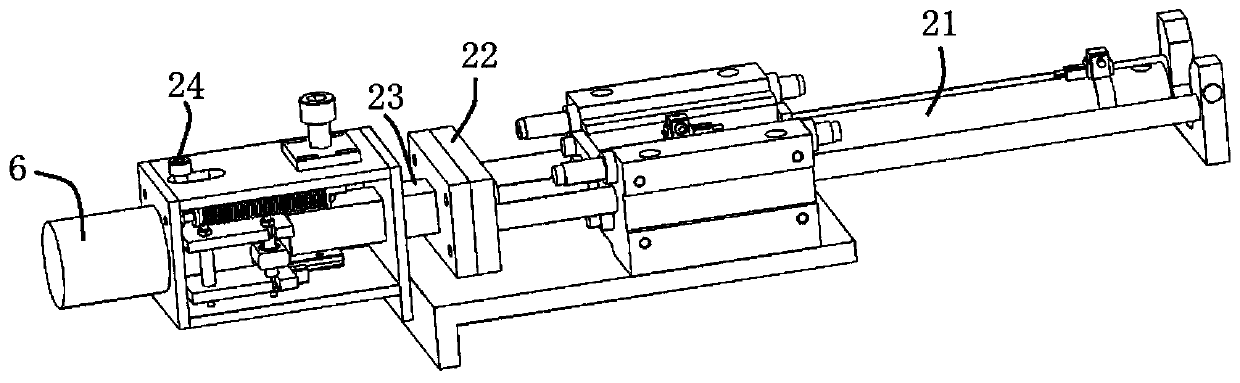 Automatic pressing device for single-head sealing of packaging cans