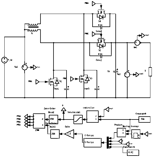 Control method of two-phase parallel synchronous rectification Boost converter based on forward coupling inductor