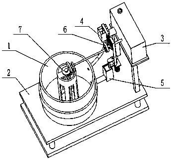 Dye vat dye liquor automatically feeding device