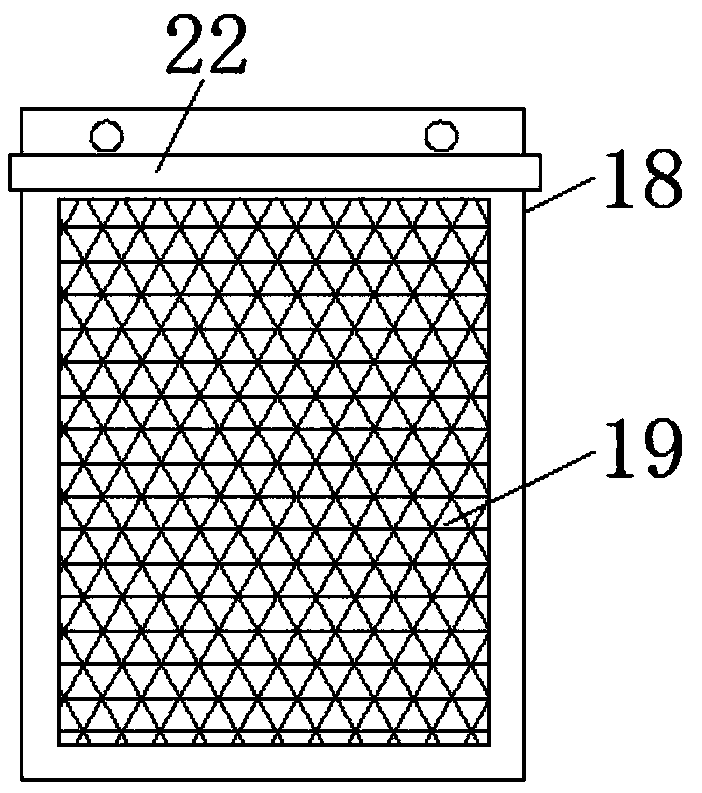 Environmental art waste water treatment device with high filtering effect