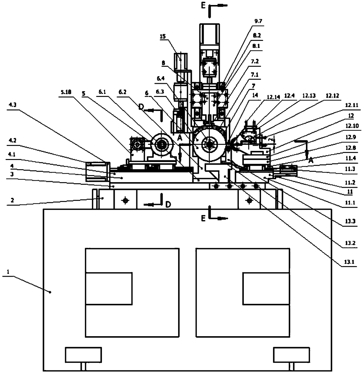 Application method of automatic grinding machine used for grinding small roller and provided with patching sharpening grinding wheel