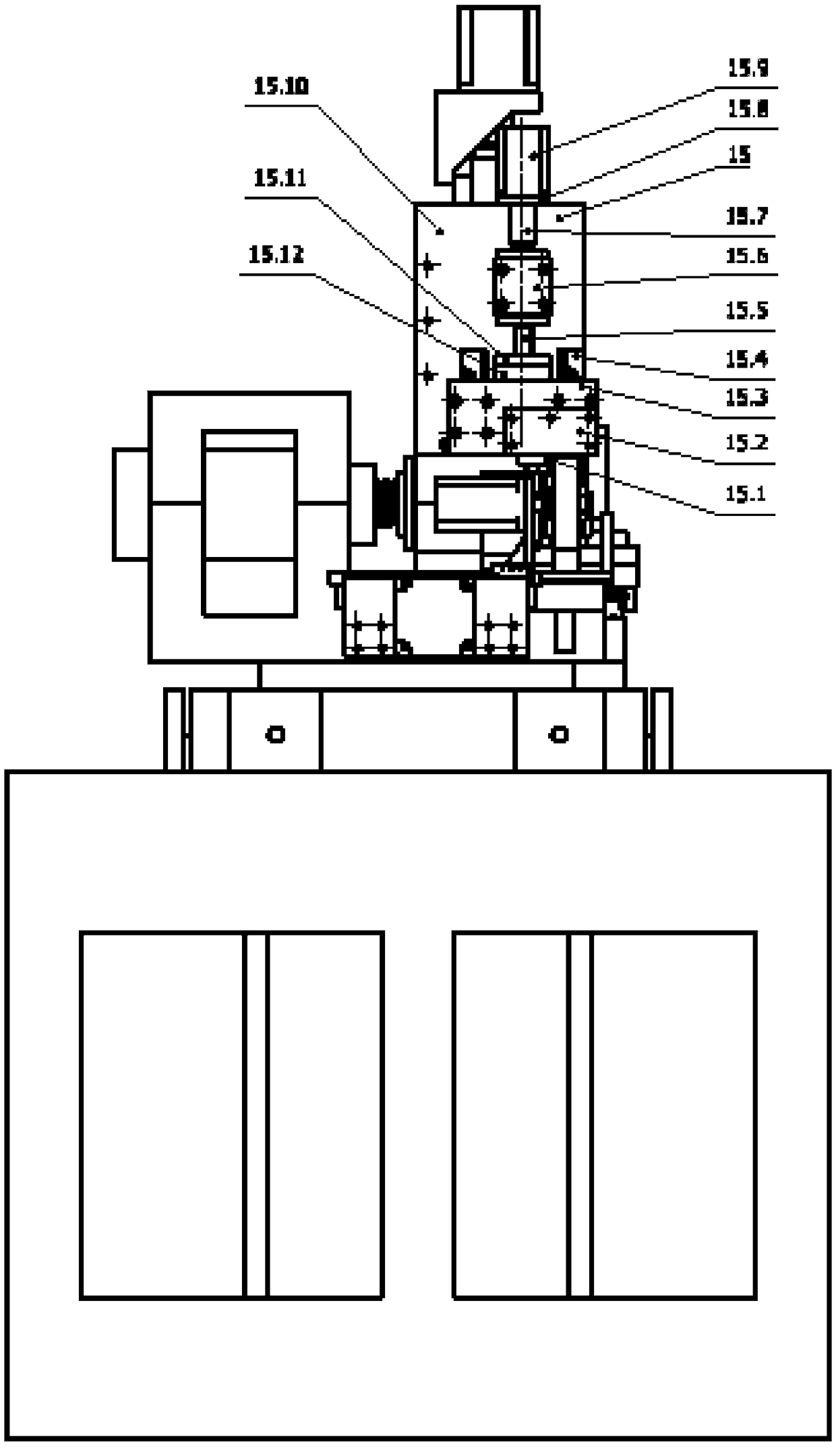 Application method of automatic grinding machine used for grinding small roller and provided with patching sharpening grinding wheel