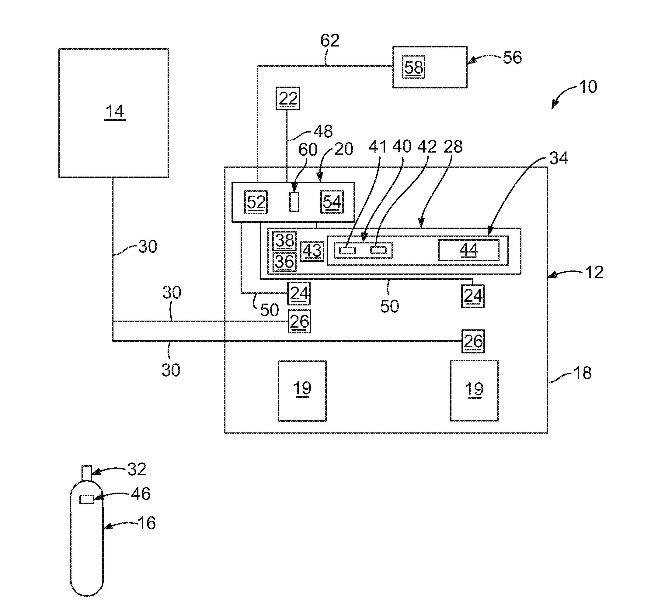 Method and system for filling a gas cylinder