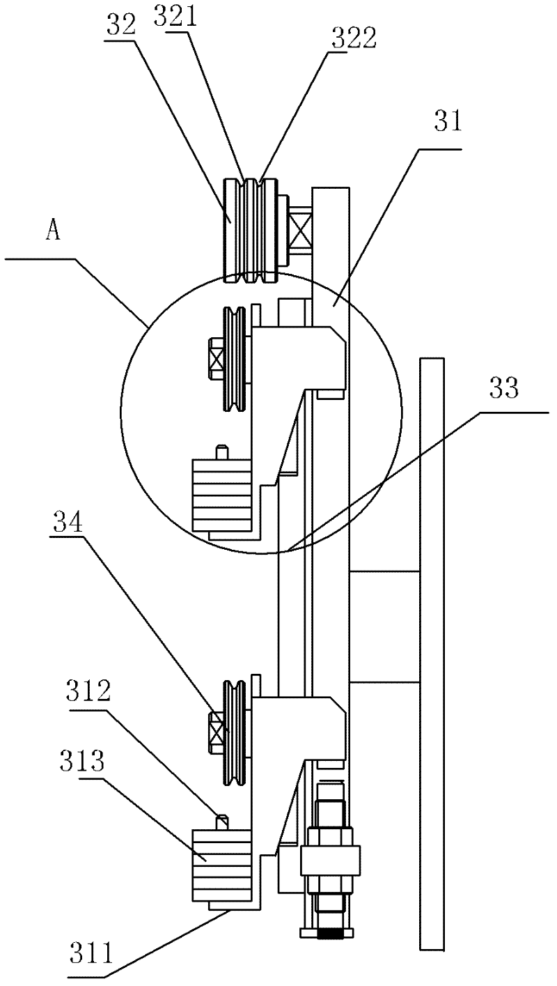 Paying-off mechanism of metal wire weaving machine