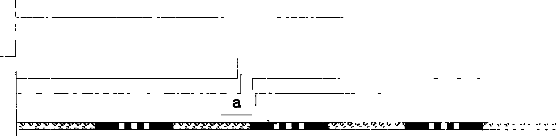 Mining method for replacement of banded coal under building by waste rock