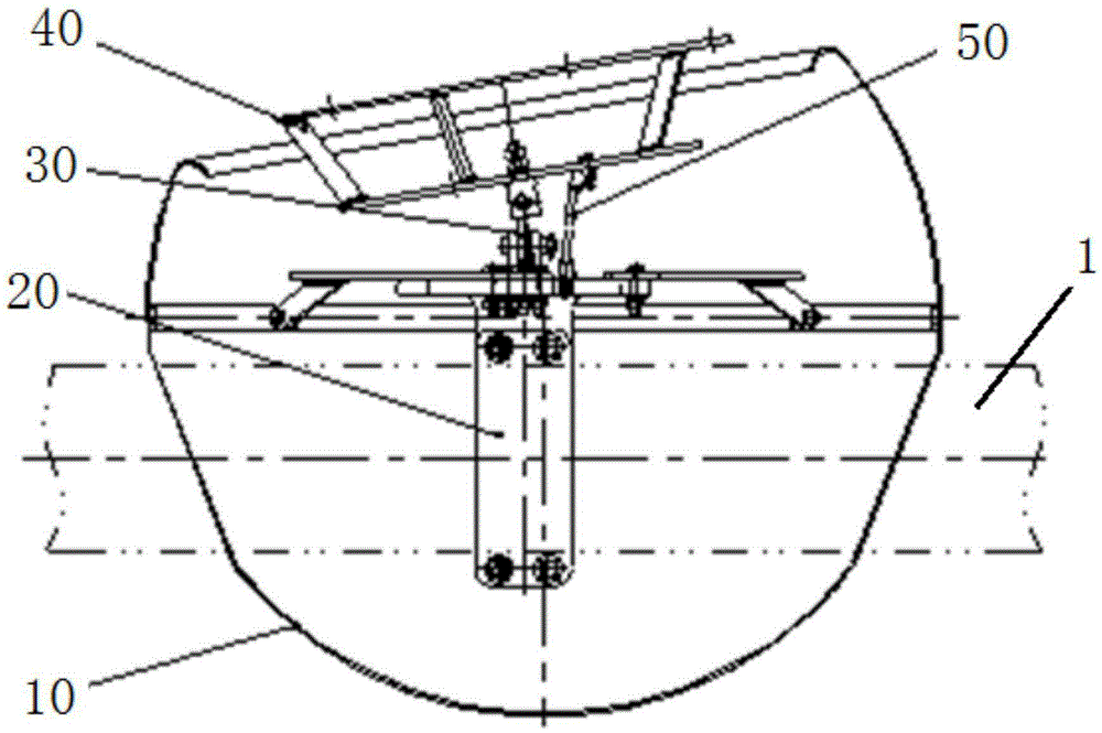 A connection fitting for the high-voltage side surge arrester of the converter for 800kv valve hall