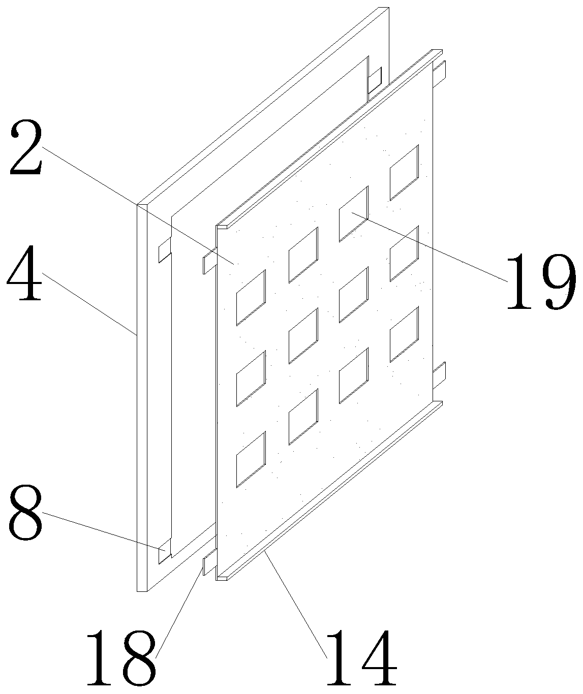 Access control card reader convenient to maintain