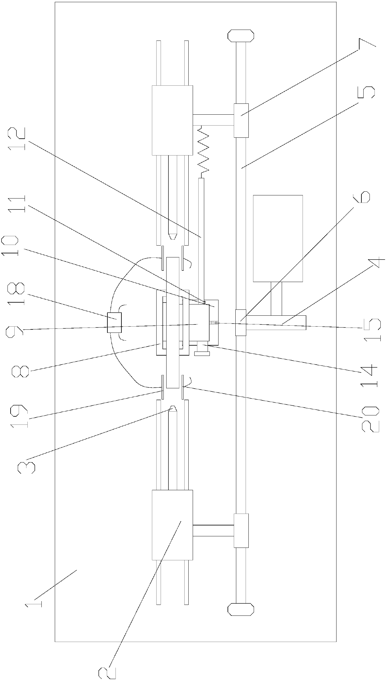 Electrostatic chip collecting type tapping device