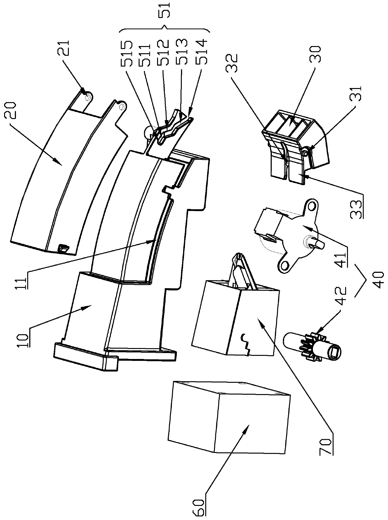 Telescopic device and bathroom equipment with the same